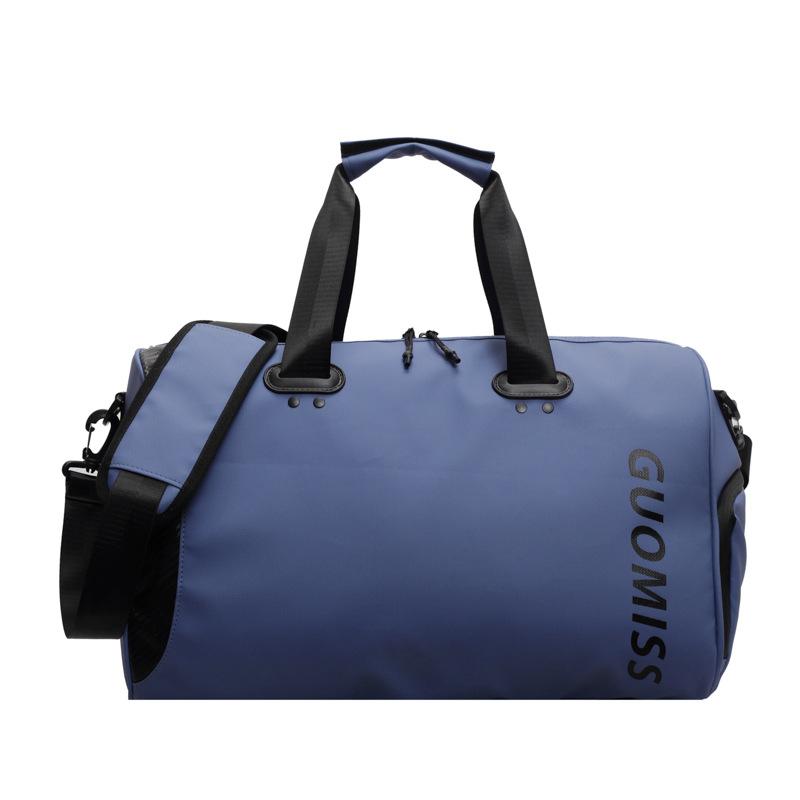 New large-capacity travel bag women's short-distance storage duffel bag men's dry and wet separation sports fashion letter fitness bag