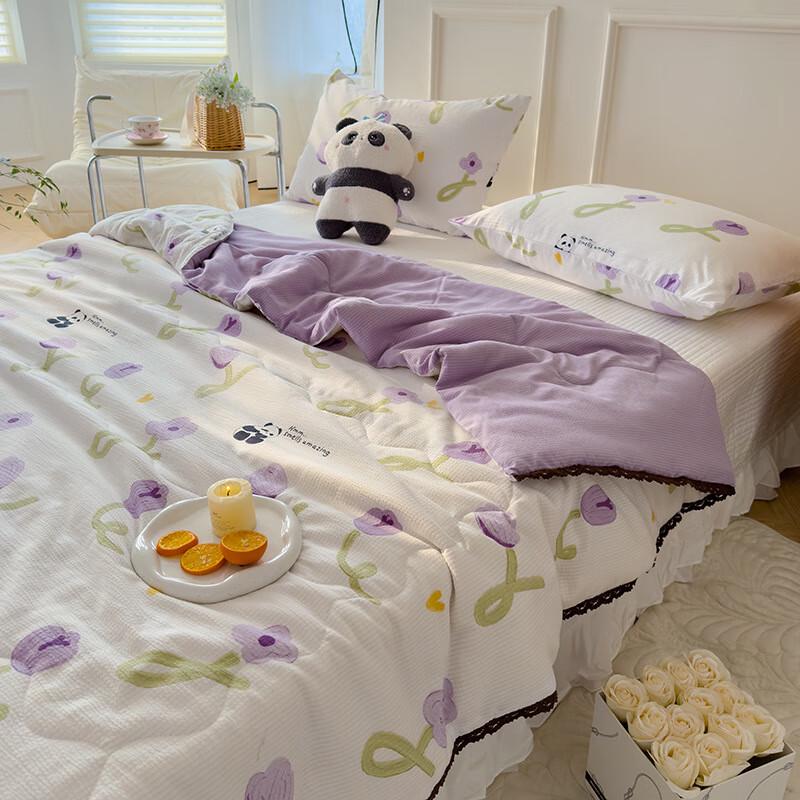 Yamo Bedruckte Sojabohnen-Baumwolle Sommerdecke