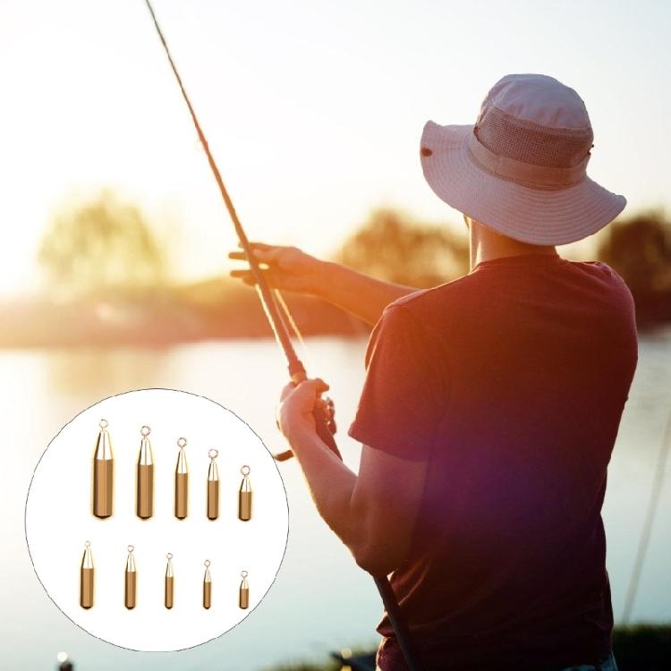 Professional Grade Copper Fishing Sinkers With Long Service Life Saltwater Rustproof Technology Fishing Weight