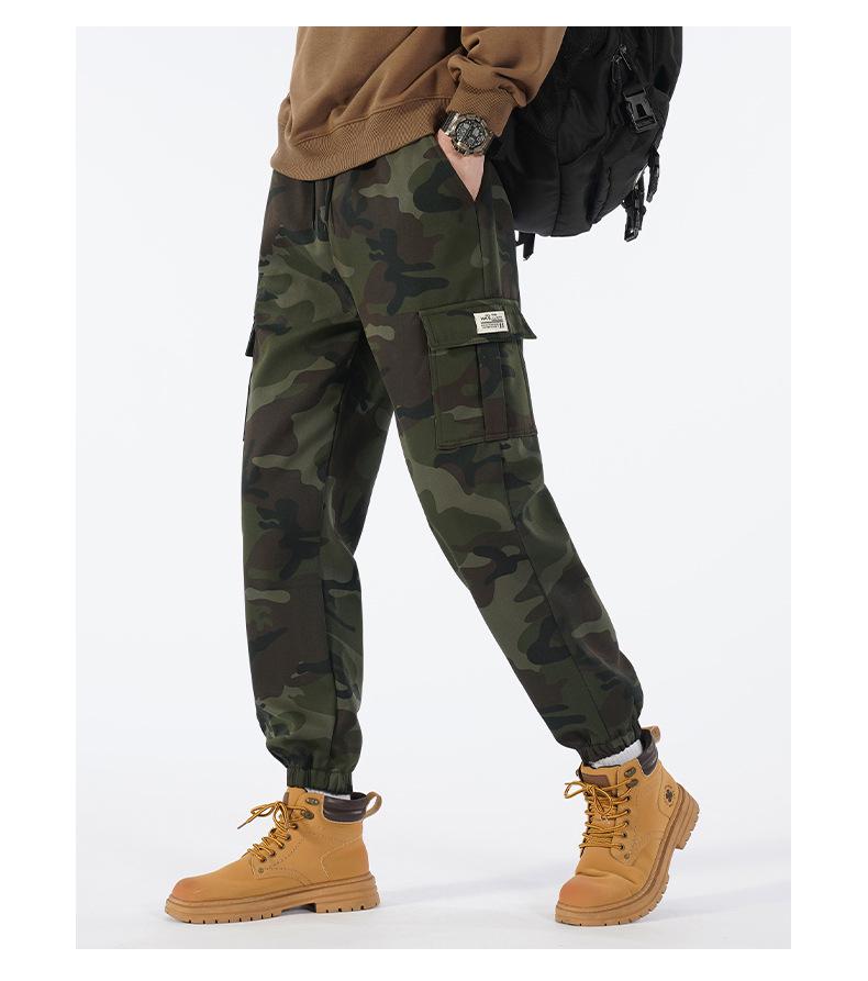 Men's 2025 Camouflage Joggers: Trendy Casual Work Pants for Spring and Autumn