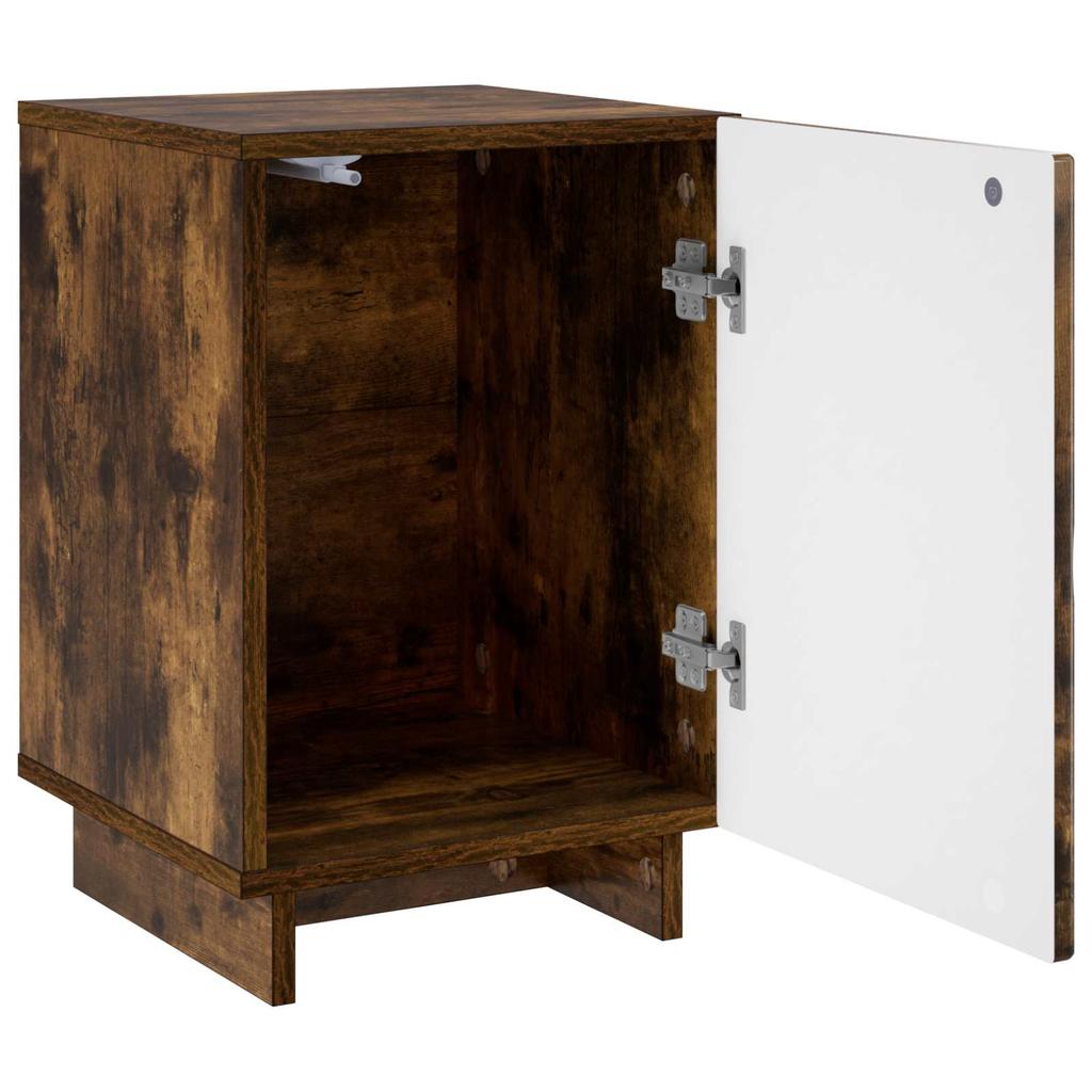 Nightstand 2 pcs. Smoked Oak 33.5 x 34.5 x 50 cm