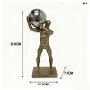 Abstract Moving Figure Resin Figurine Gymnastic Ball-carrying Figure Sculpture Handicraft Display Home Decoration Item