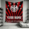 Custom Eintracht Frankfurt Wall Hanging Printed Fabric Blanket Decorative Tapestries for Bedroom Living Room Home Decor