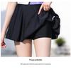 2026 Women's One-Piece Skirted Swimsuit, Short Sleeve, Plain Patchwork Design, Customizable.