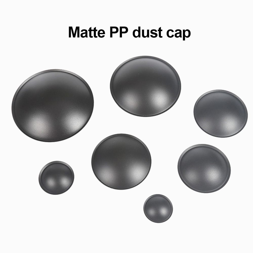 1Pcs Durable 30-150mm Speaker Dust Cap Woofer Black Cone Cover PP Matte Audio Speaker Protector Speaker Accessories