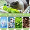 2 PCS Catnip Toys for Indoor Cats, BiteResistant Plush Worms with Crinkle Sound and Dental Health