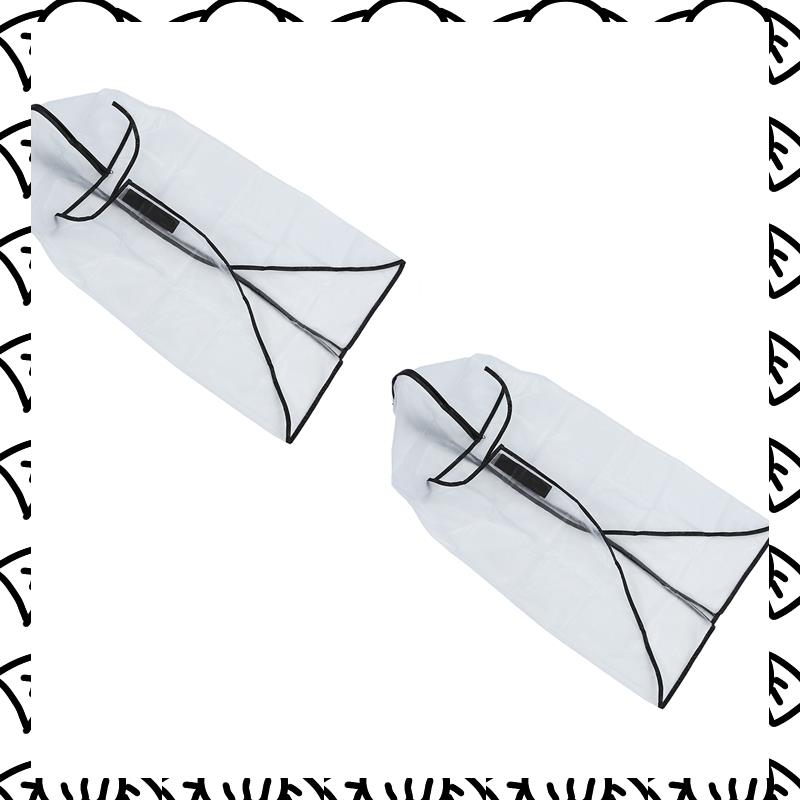 A71Z 2X Golf Bag Rain Cover Zipper Bag Waterproof And Dustproof Transparent Cover