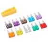 120Pcs Auto Fuses Aluminum Alloy Plastic Auto Fuse Assortment Kit with Clip 2A?35A