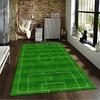 Soccer Field Carpet Design suitable as a non-slip mat for the living room or bedroom sofa