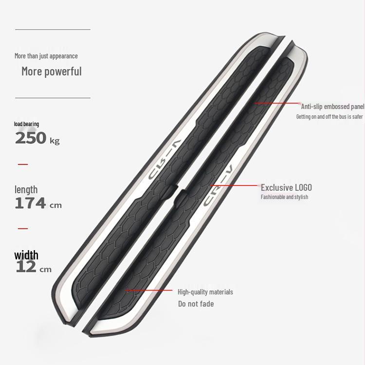 Boczny Stopień Haoying do Honda CRV 2007-2025 - Ulepszony Stopień na Pokładzie Pojazdu