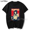 High Quality O Neck Cotton Topstees Yumeko Jabami Kakegurui Compulsive Gambler T Shirt Summer Japanese Anime