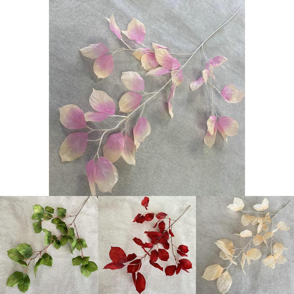 Faux Kapok Leaves For Home Decor Photography Props Indoor Outdoor Staging