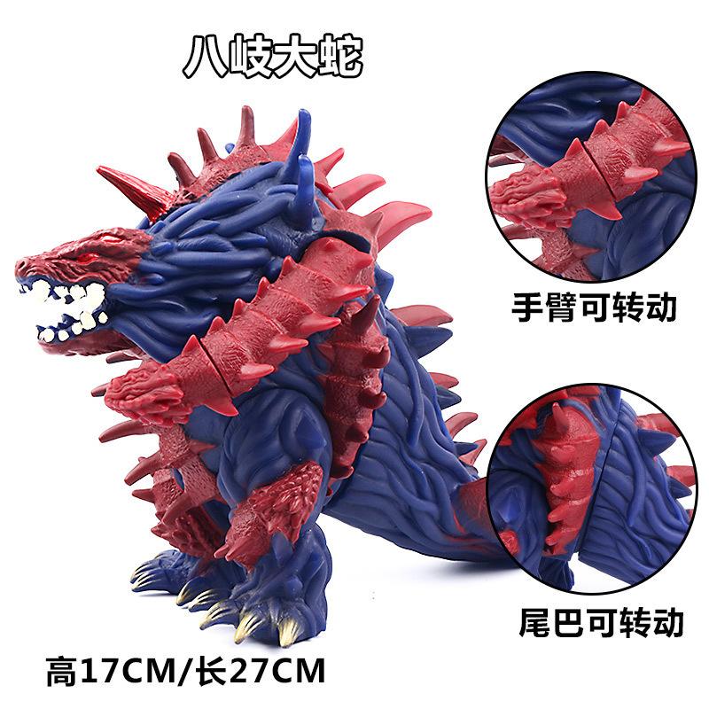 New Godzilla Soft Glue Monster Series Action Figure  King Of Monsters PVC Soft Rubber Model Toy Kid Gift
