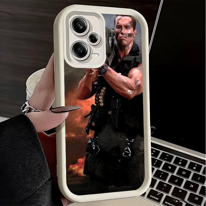 Phone Case for Xiaomi Redmi Note 15 14 13 Pro Plus Terminator Arnold Schwarzenegger Shell 12S 11 11S 11T 5G 14S Soft Silicone Fu