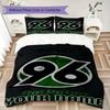 Custom Name Hannover 96 Pattern Bedding uilt Set uilt Cover Pillowcase Home Decoration Birthday Gift (1*duvet cover+2*pillowcase without core)