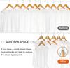 Space Saving Hanger Extender Hooks  Clothes Hanger Connector Hooks Closet Organizer and Storage for Plastic Hangers