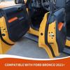 4x Interior Door Inner Handle Panel Trim for Bronco 21 22 23 24 25 4Doors Orange