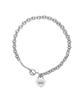 Vvv Signature Logo Heart Chain Toggle Surgical Necklace