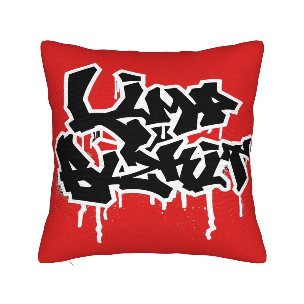 Rap Limp Bizkit Band Square Pillow Cases Rock Cushion Cover Custom Zipper Decor Throw Pillow Case Cover for Seat xcm
