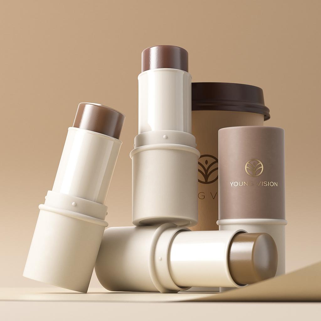 Three-color Multi-functional Facial Brightening and Contouring Stick - Used for Contouring, Brightening and Skin Smoothing