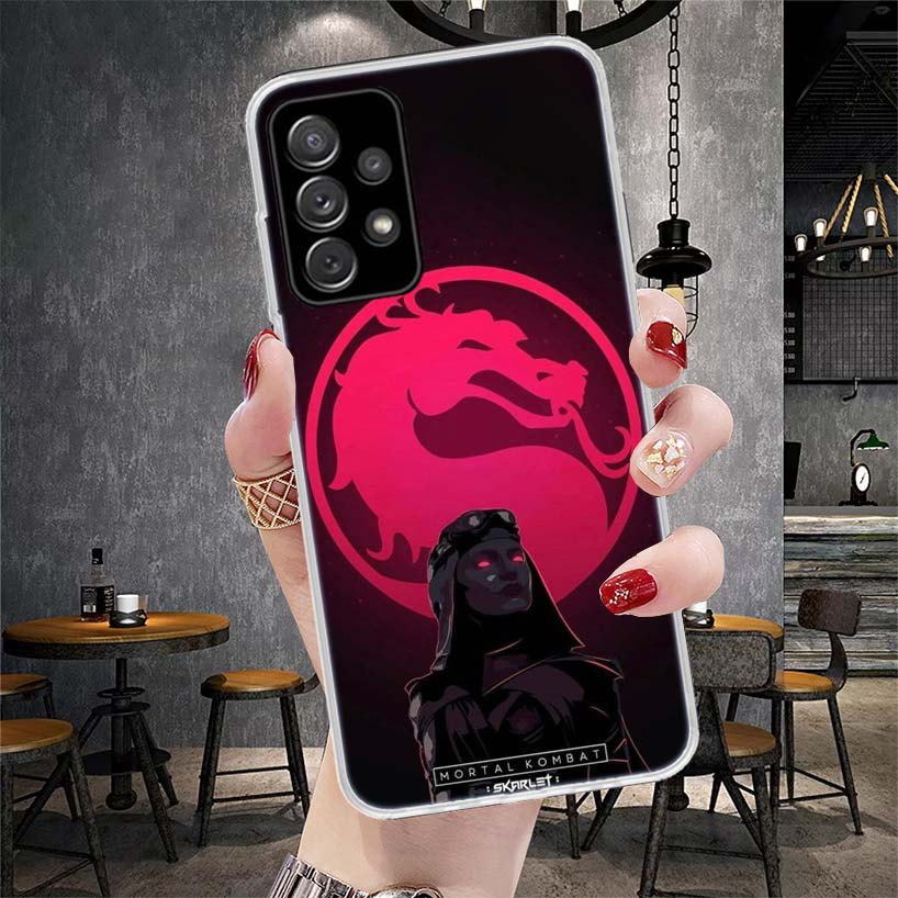 Scorpion Zero Sub Mortal Kombat Měkký kryt na telefon Pro Samsung Galaxy A13 A14 A15 A16 A17 A53 A54 A55 A56 A57 A33 A34 A35 A36 A37 A