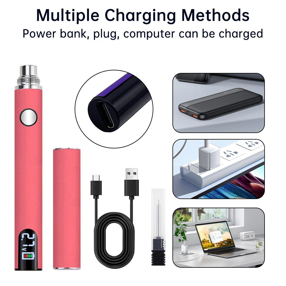650mAh USB soldering iron with three adjustable voltage settings, 510-connector quick-soldering pen, repair tools