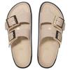 Birkenstock Arizona Rubber Sole Abrasion Resistant Slide Slippers Women's Beige Narrow 1029386