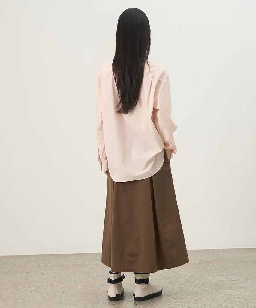 Leopeusaideuhwaiteulabel Ripple Skirt Sepia
