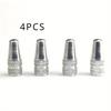 4PCS French Valve Caps CNC Bicycle Aluminum Valve Caps Colored Valve Covers Valve Stems 1