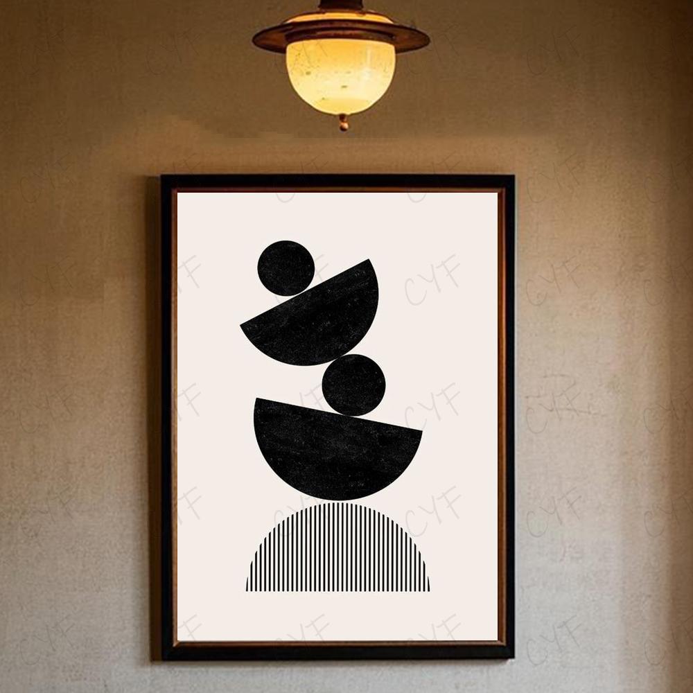 Abstract Bohemian Wall Art Poster High Quality Wall Art for Home Office Bedroom Living Room Hallway Bar Perfect Gift Idea