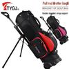 Lightweight Golf Stand & Trolley Bag with Wheels for Men & Women - 13-Club Multi-Functional Design