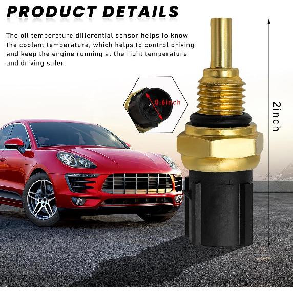 Oil Temperature Sensor, Engine Coolant Temperature Sensor Replacement Compati