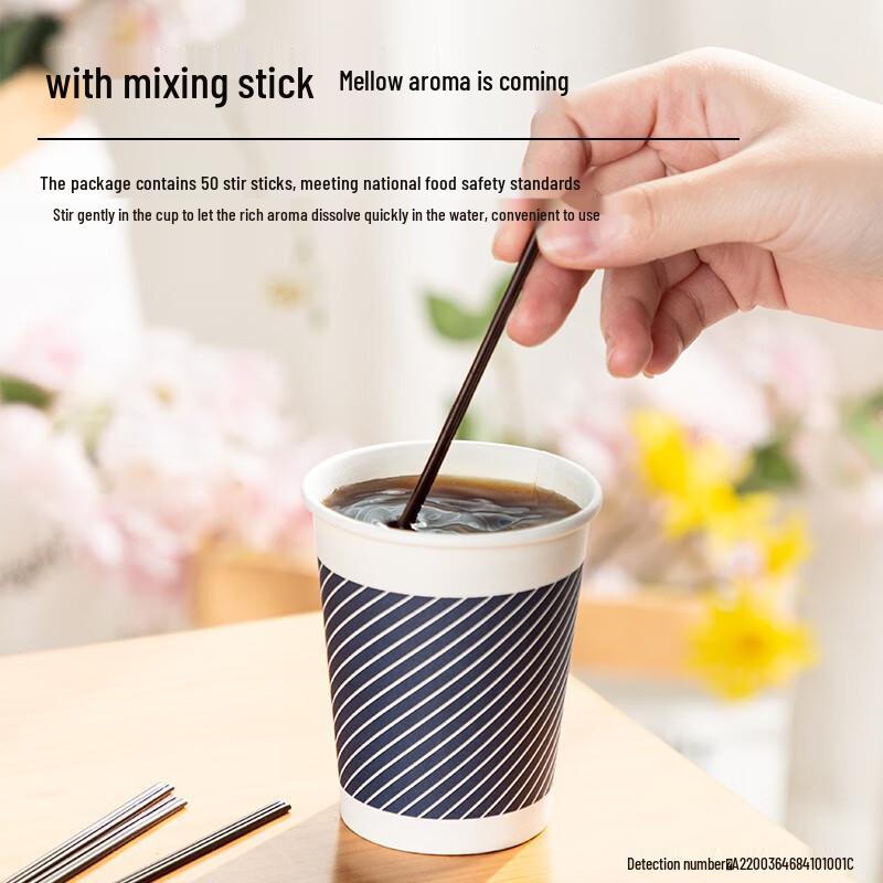 Deli 280ml Bamboo Pulp Disposable Paper Cups