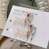 10pcs/set Retro Palace Handmade Armor Wear Nail Finger Sleeves Ancient Style Wear False Nails
