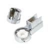 Shower Screen Hinges With Chrome Plating Perfectly Designed ABS Brackets For 6mm Glass Enhances Bathroom Aesthetics