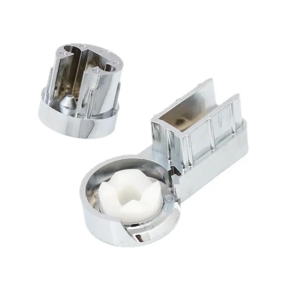 Shower Screen Hinges With Chrome Plating Perfectly Designed ABS Brackets For 6mm Glass Enhances Bathroom Aesthetics