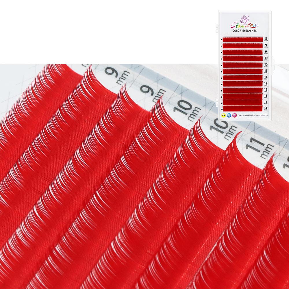 Цветные ресницы Литературные Моранди Серые Индивидуальные натуральные накладные красочные ресницы C&0.07mm&8-14mm MIX