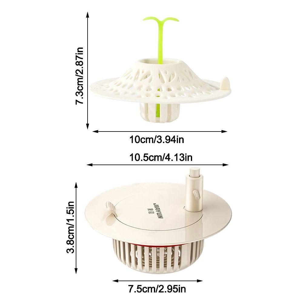 Deodorizing Kitchen Sink Automatic Filter Anti-blocking Basket Sink Drain Plug Accessories Sink Drain Strainer Fast Drainage