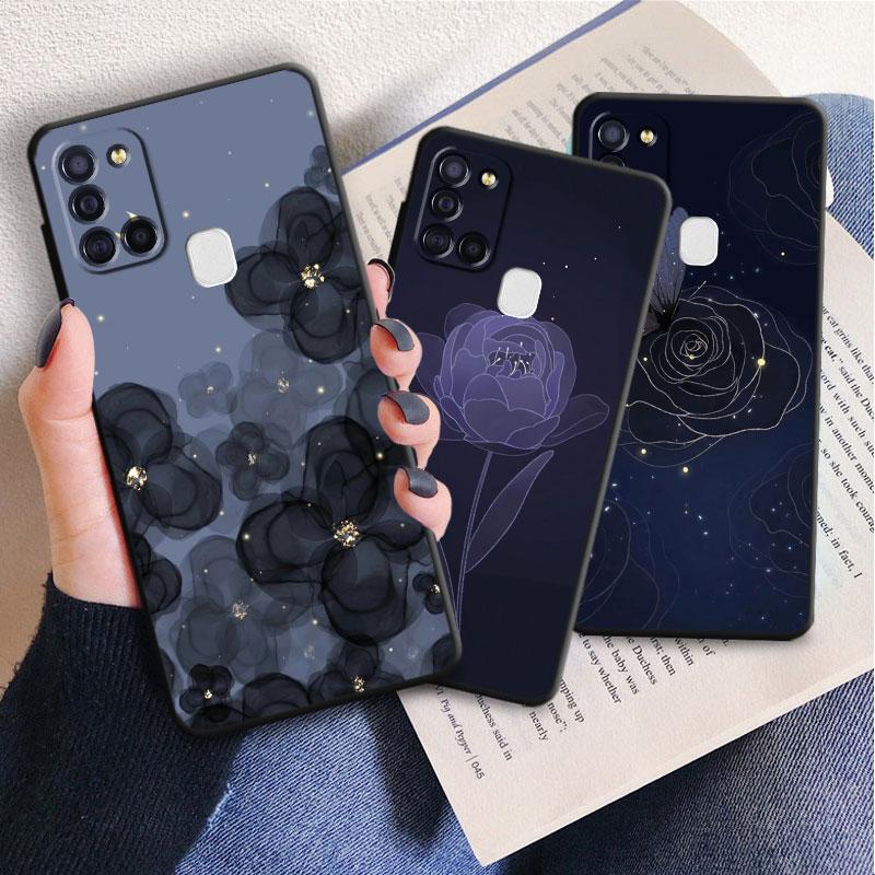 Süße Schmetterling Blume Blatt Handytasche für Samsung Galaxy A02s A40 A50 A70 A20e A03s A04s A10s A03 Core A04 A10 A02 A01 Abdeckung