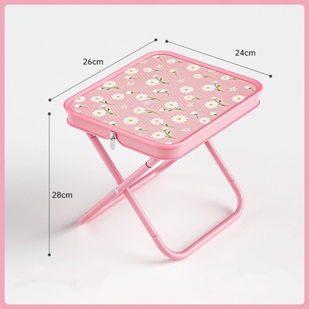 

Lightweight Camping Chair Oxford Fishing Chair Portable Folding Chair Outdoor рожевий