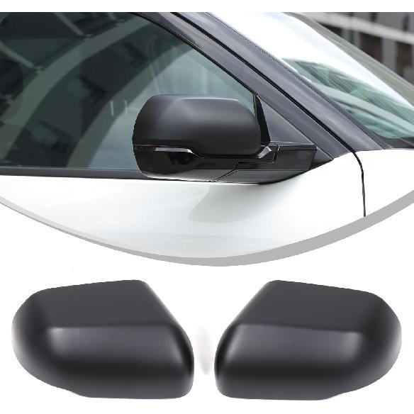 

Sideview Mirror Cover Cap Compatible with Toyota Tundra 2022-2025 No Turn Signal Light Version, Car Exterior Decoration Accessories (Matte Black) матовый черный