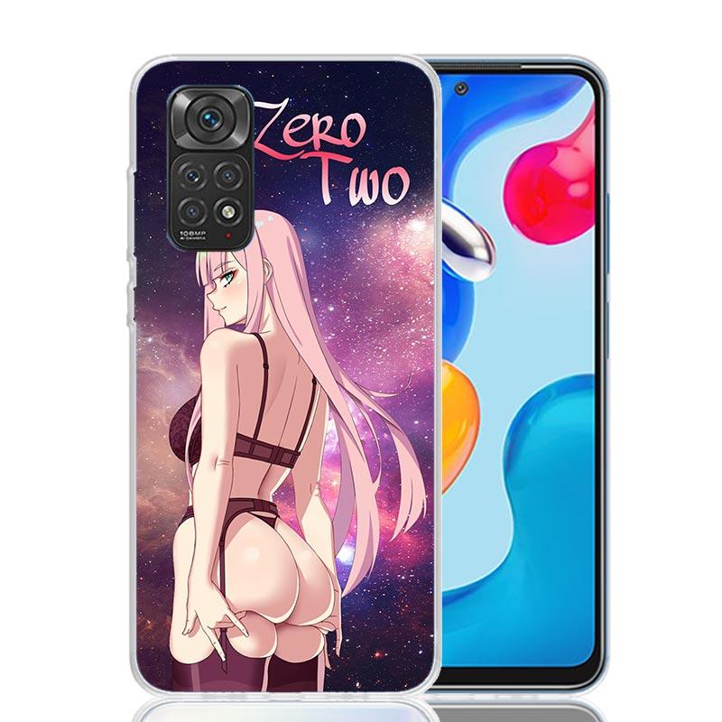 DARLING FRANXX Z-Zero Two Phone Case For Xiaomi Redmi Note 15 14 13 12S 12 Pro Plus 11S 11E 11 11T 10S 10 Art Soft Pattern Cover