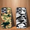 F-Fashion C-Camouflage Phone Case For iPhone 17,16,15,14,13,12,11,Mini,Pro,SE,MAX White Matte Shockproof Cover