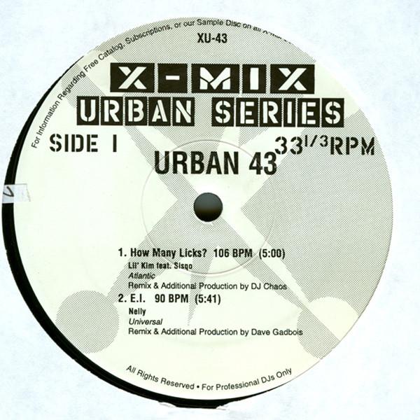 

12inch Record VARIOUS - X-Mix Urban Series 43 XU43 X-Mix US Rap & Hip-Hop/R&B Used
