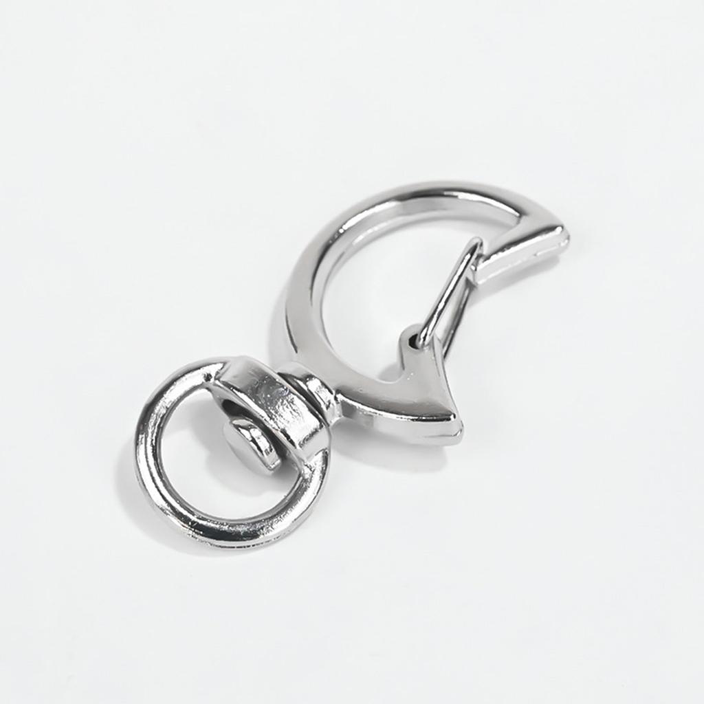 Star/Moon Spring Clasps Keychain DIY Accessories Metal Swivel Lobster Claw Clasps Alloy Material DIY Keychain Supplies