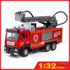 KLT 1:32 Fire Ladder Truck Alloy Model Car for Kids Toys for Boys Toys for Kids Cars Toys