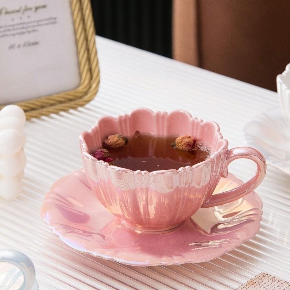 Gradient Drinking Mugs Ceramic Juice Cup Decorative Coffee Cup Office