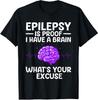 Epilepsy Gift Purple Epileptic Epilepsy Awareness Unisex T-Shirt