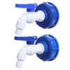 S60x6 Coarse Thread IBC Tank Tap Adapter Valve 1/2'' 3/4'' Durable Water Coupling Adapter Quick Connect