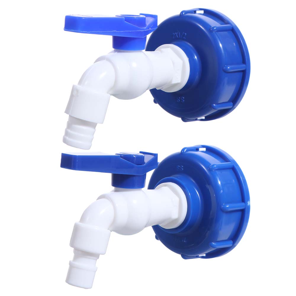 S60x6 Coarse Thread IBC Tank Tap Adapter Valve 1/2'' 3/4'' Durable Water Coupling Adapter Quick Connect